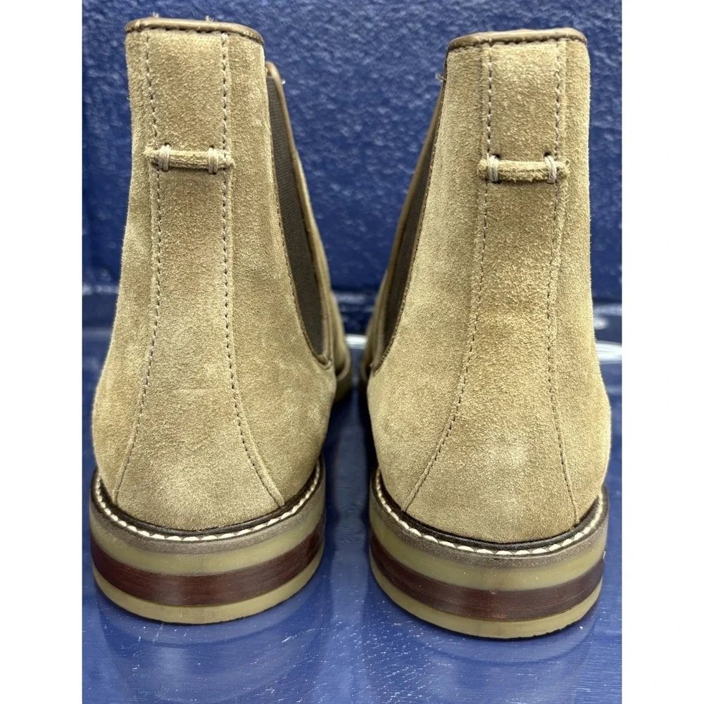 Clarks Jaxen Chelsea Taupe Suede Size 11 Men's Boots - Picture 3 of 8